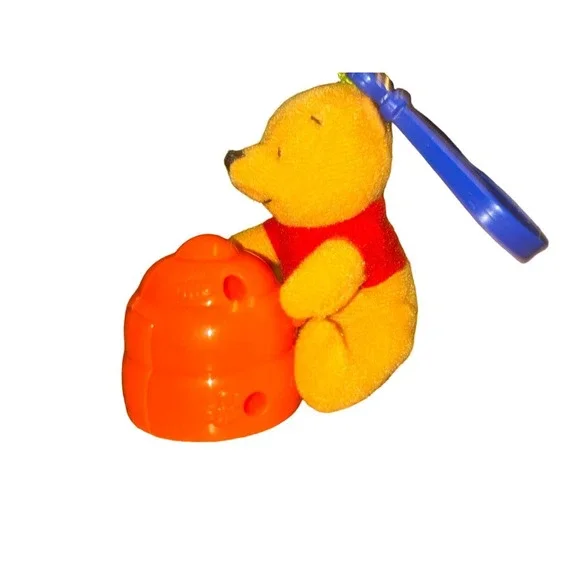 Plush 2001 Mcdonalds Disney Happy Meal Toys Winnie The Pooh Keychain Collectible - Picture 3 of 11